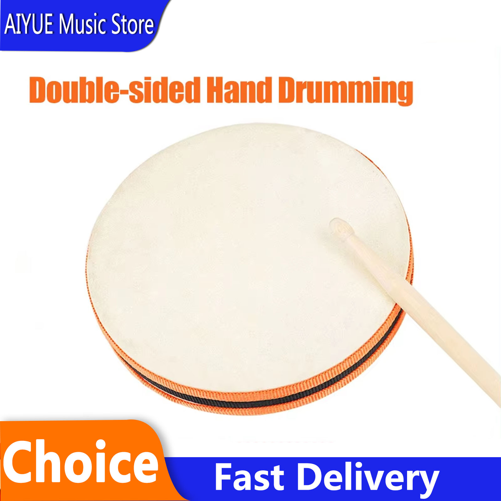 Djembe Hand Drum - Double-sided Hand Drumming For Music Lovers