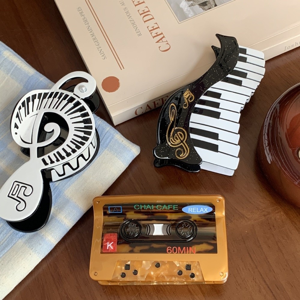 Musical Instrument Videos - New Acetic Acid Acetate Hair Claw