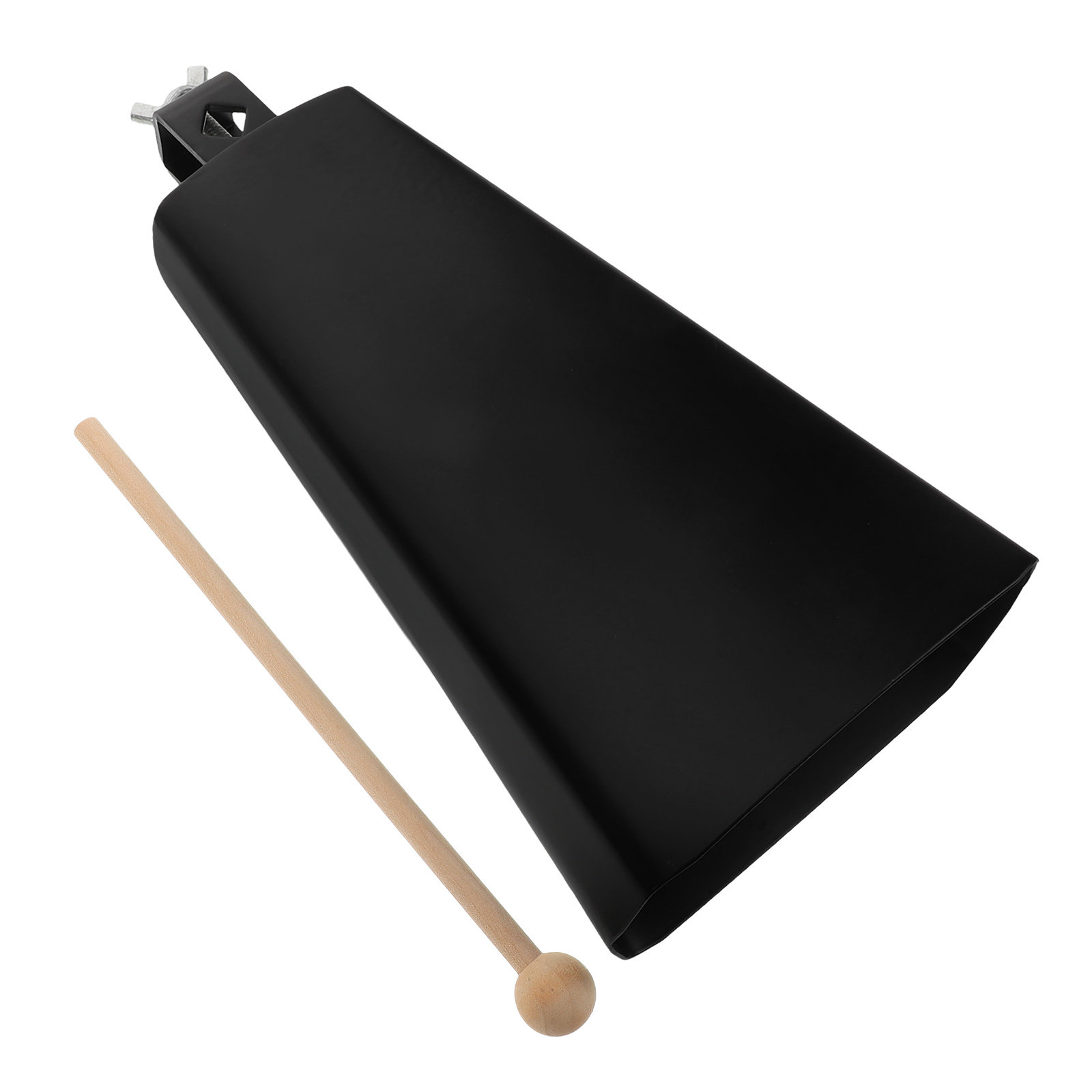 Djembe Hand Drum - 1Set Metal Cowbell Instrument with Stick