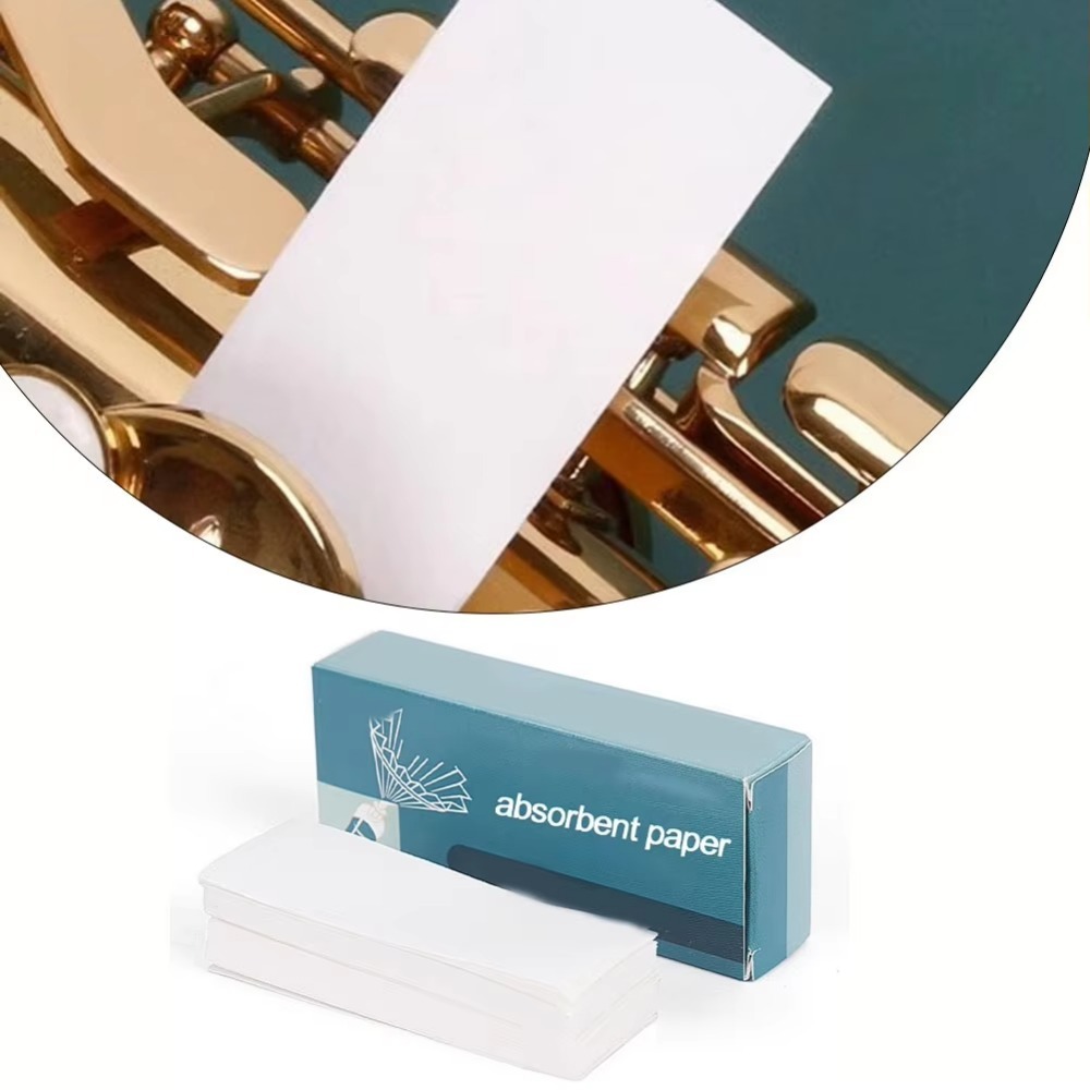 Musical Instrument Bazooka - 100pcs Saxophone Pad Absorbent Paper Woodwind