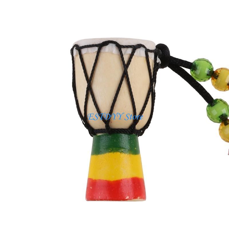 G6DE Djembe Percussion Pendant - Musical Instrument Africa 评论和价格