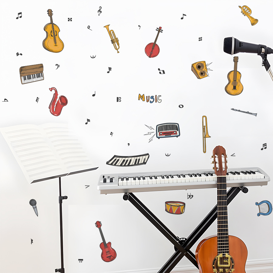 Musical Instruments Wall Stick - Musical Instrument Diy For Kids 评论和价格