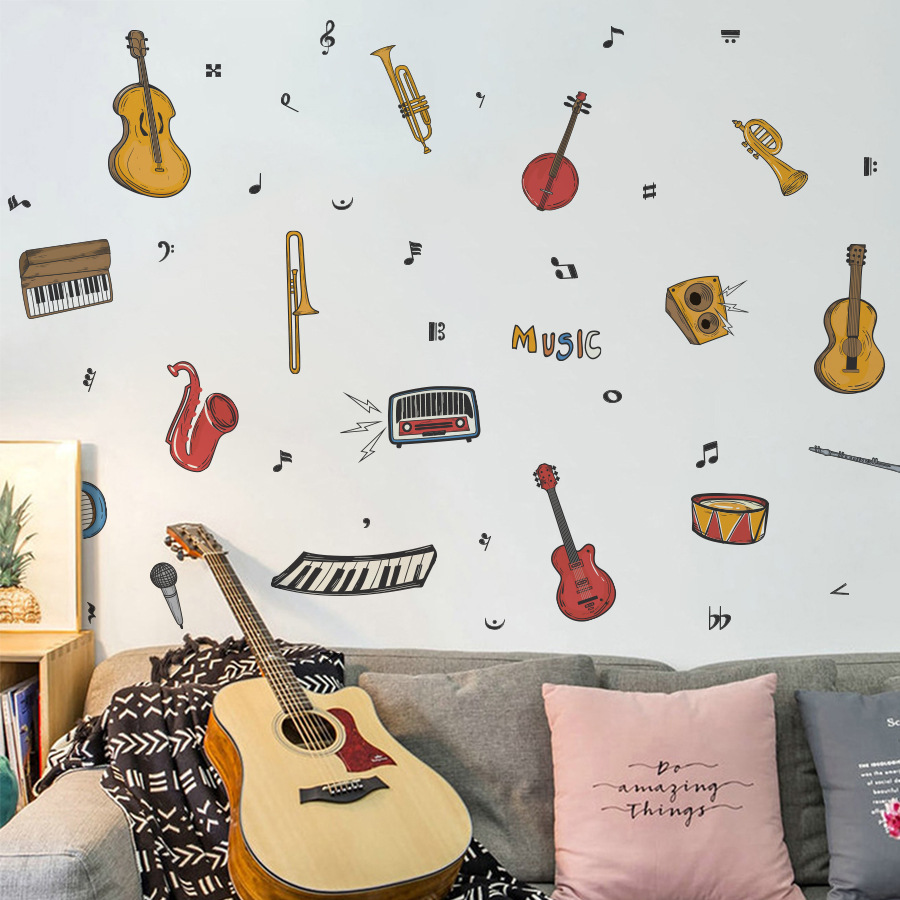Musical Instruments Wall Stick - Musical Instrument Diy For Kids 评论和价格