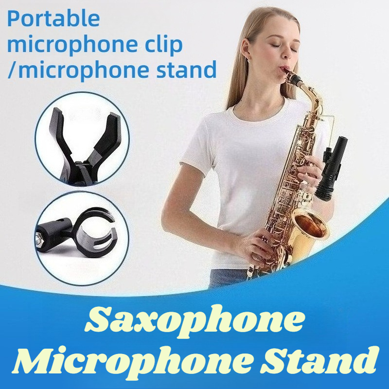 Metal Saxophone Microphone Sta - Musical Instrument Accessories 评论和价格