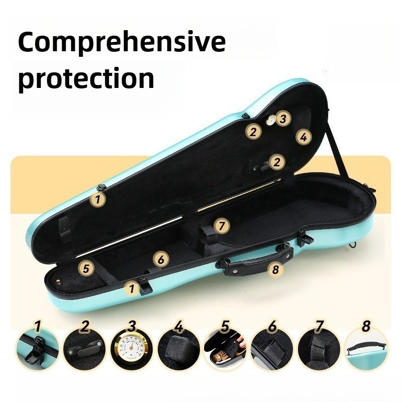 Carbon Fiber Violin Case Anti  - Musical Instrument Accessories 评论和价格