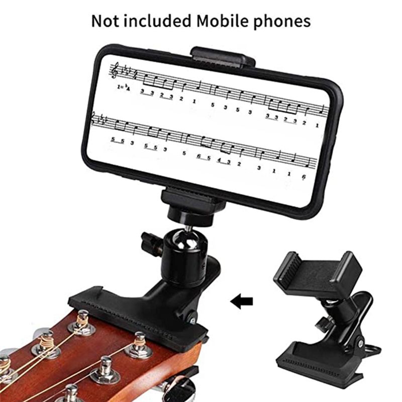 [828 Sale] Guitar Phone Holder - Musical Instrument Videos 评论和价格