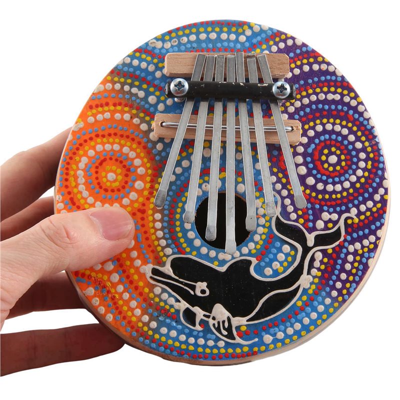2X 7 Key Tuneable Coconut Shel - Musical Instrument Kalimba 评论和价格