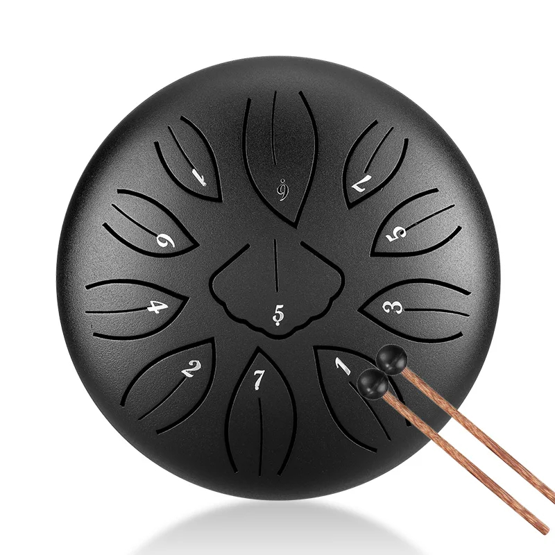Hluru Steel Tongue Drum 6 Inch - Djembe Hand Drum 评论和价格