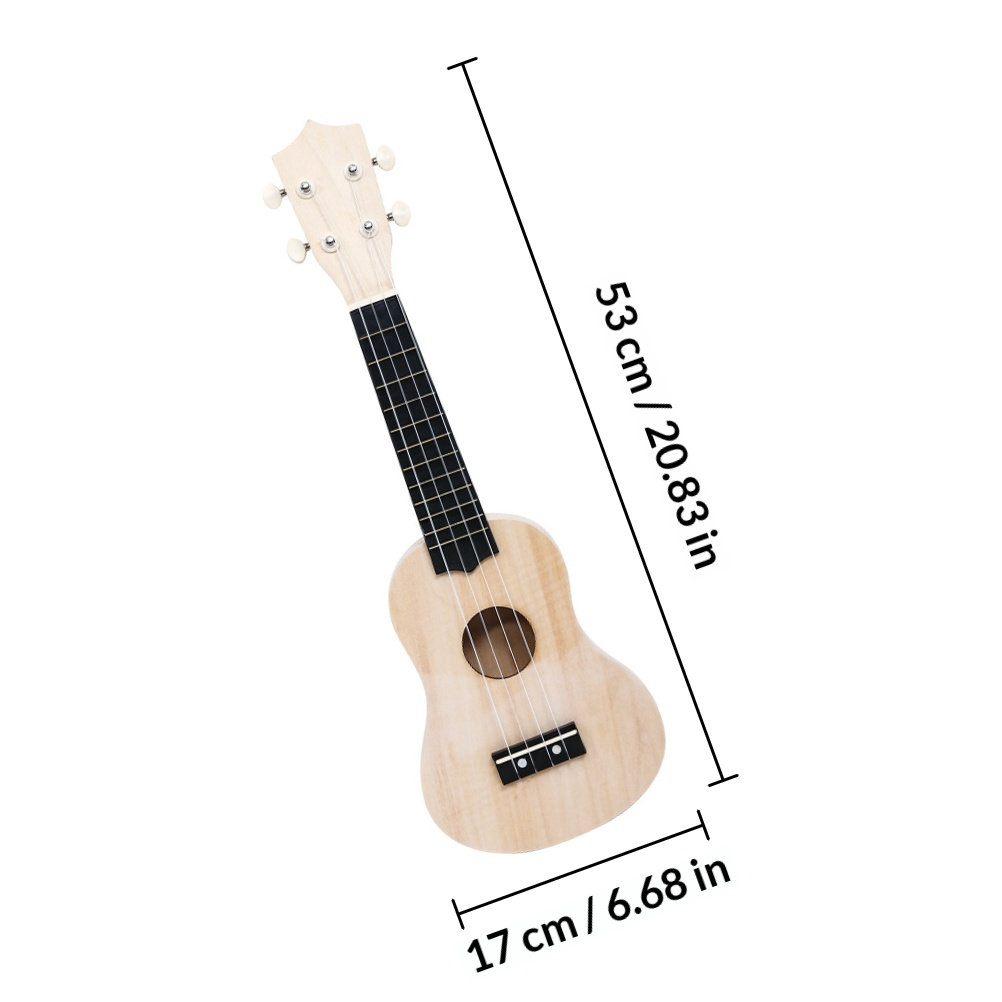 1Set DIY Ukulele Making Kit Wo - Musical Instrument Diy For Kids 评论和价格