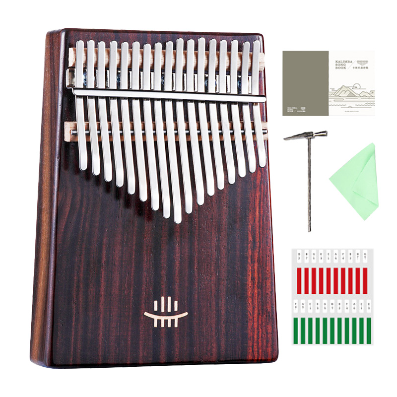 Hluru Kalimba 17 Keys with Hol - Musical Instrument Kalimba 评论和价格