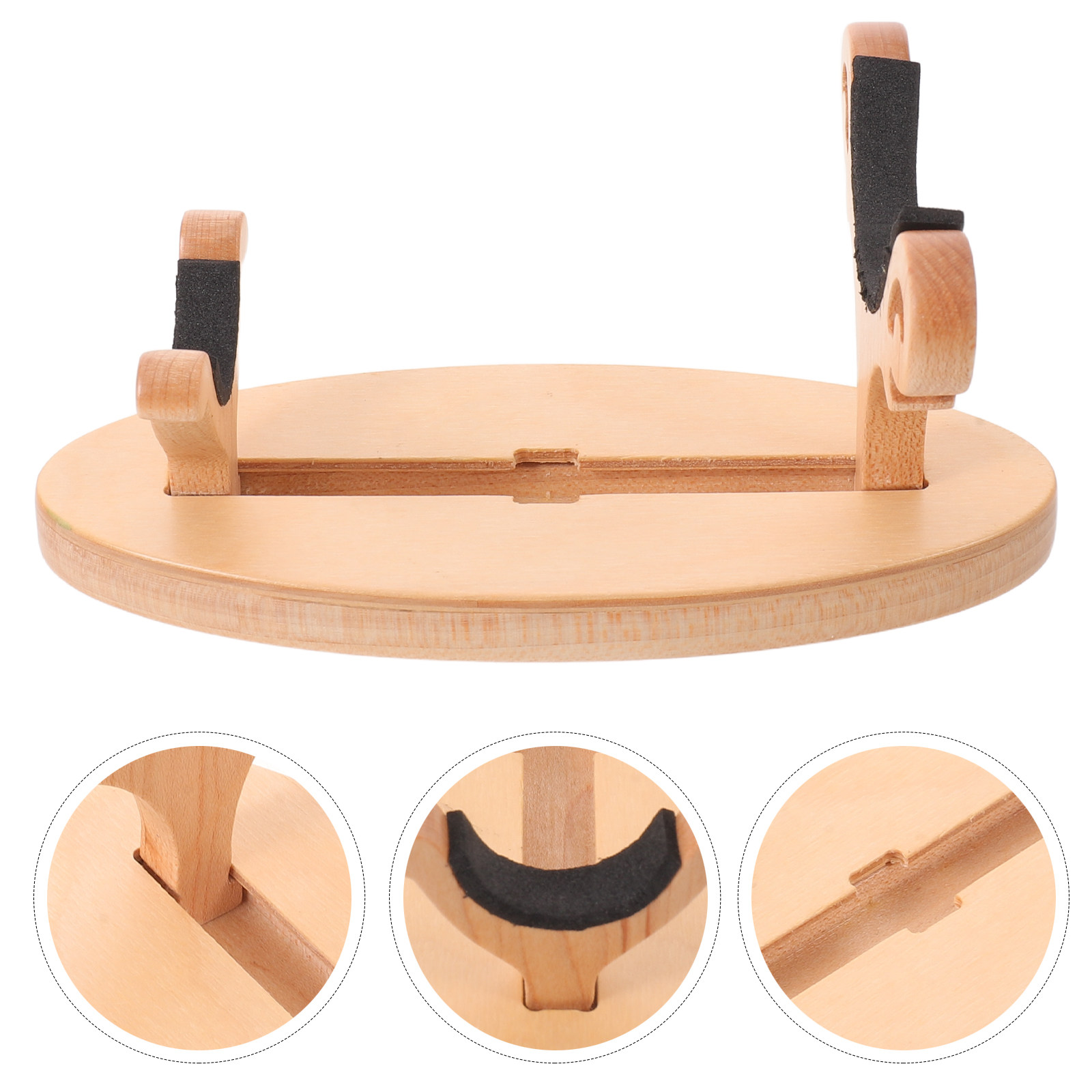 Wood Ocarina Stand Khaki Detac - Musical Instrument Accessories 评论和价格