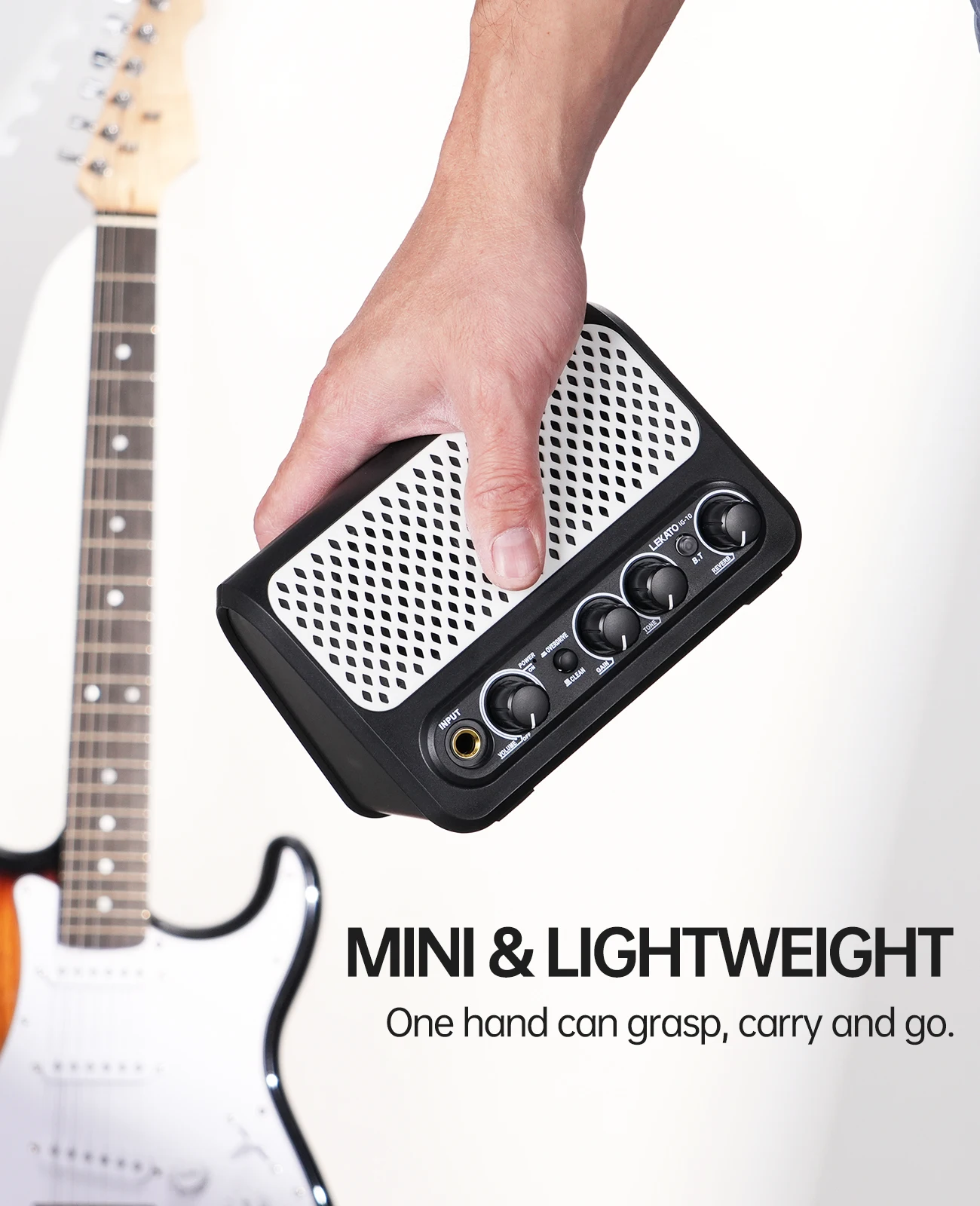 LEKATO 10W Mini Electric Guita - Musical Instrument Amplifier 评论和价格