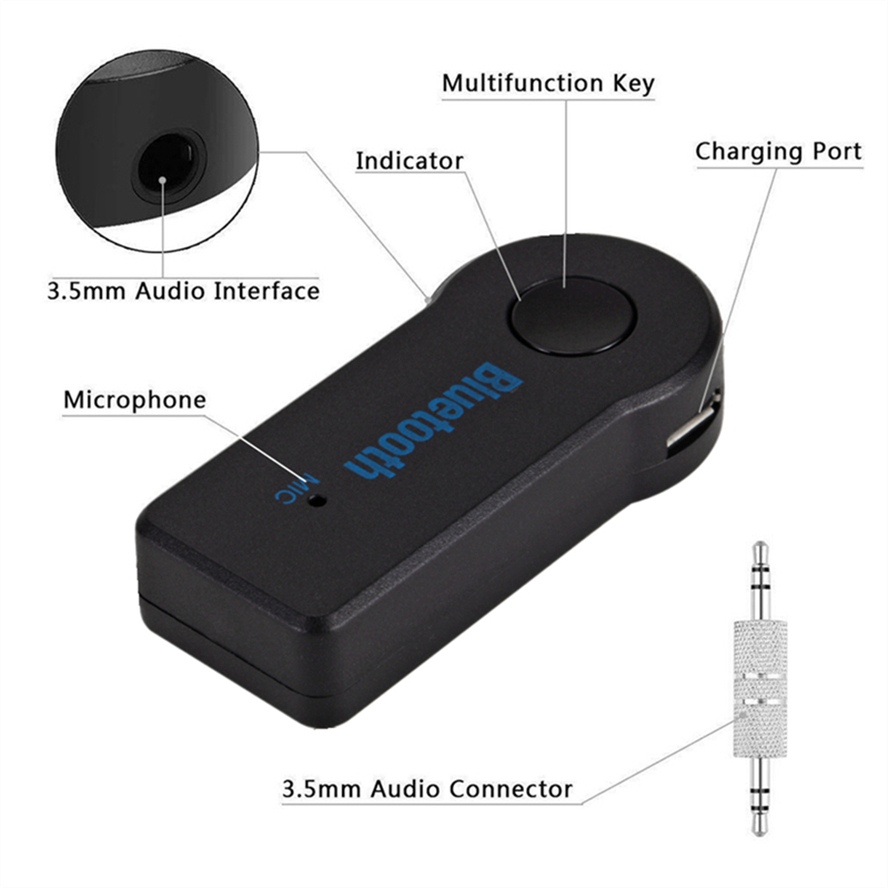 Aux Car Bluetooth 5.0 Receiver - Musical Instrument Amplifier 评论和价格