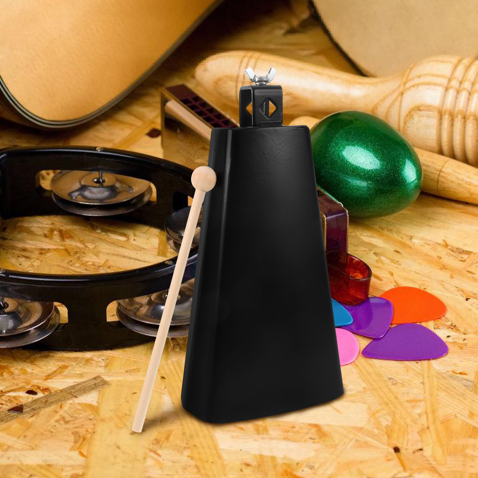 1Set Metal Cowbell Instrument  - Djembe Hand Drum 评论和价格