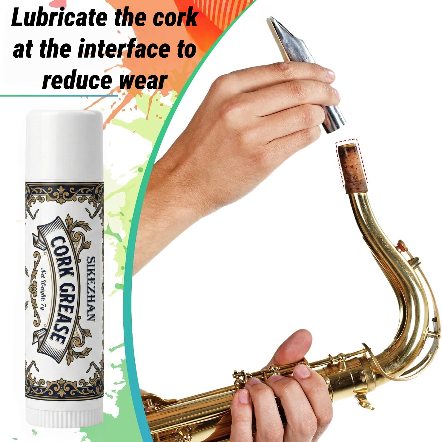 Universal Cork Grease for Saxo - Musical Instrument Bazooka 评论和价格