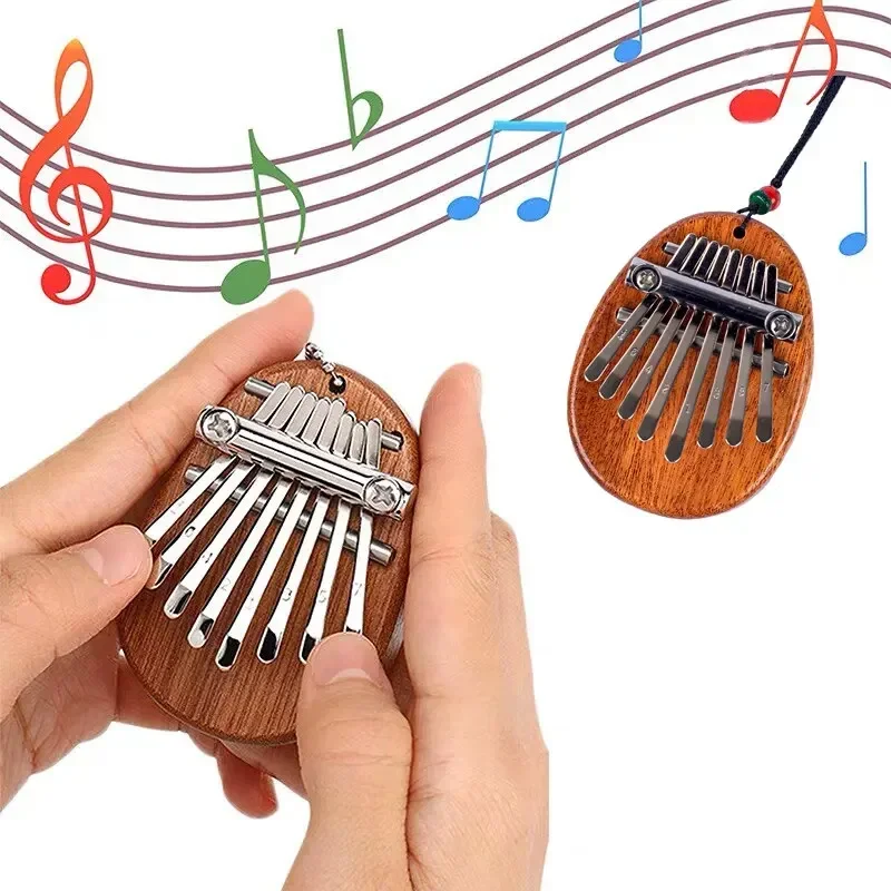 1Pcs Wood Mini Thumb Piano Mus - Musical Instrument Kalimba 评论和价格