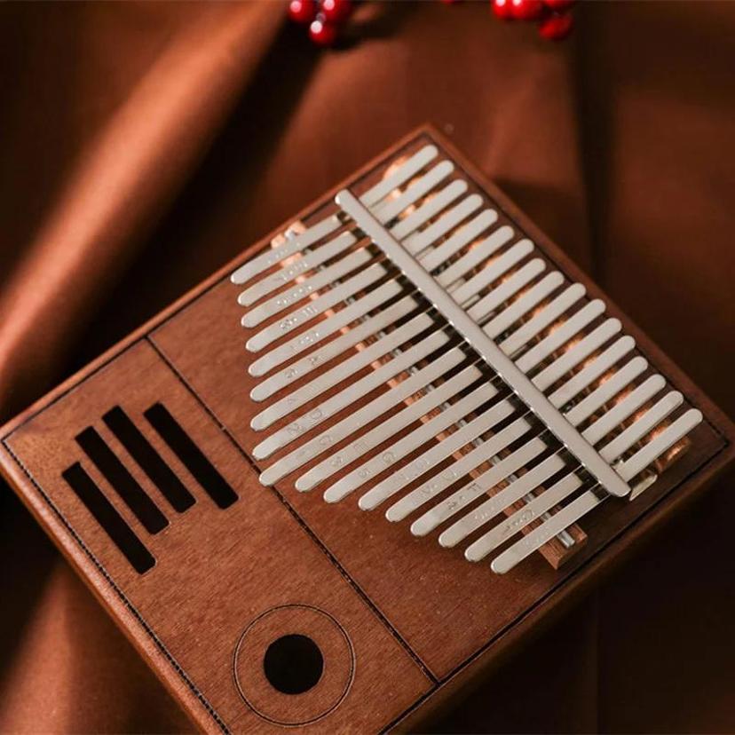 Retro Kalimba 17 Key Thumb Pia - Musical Instrument Kalimba 评论和价格