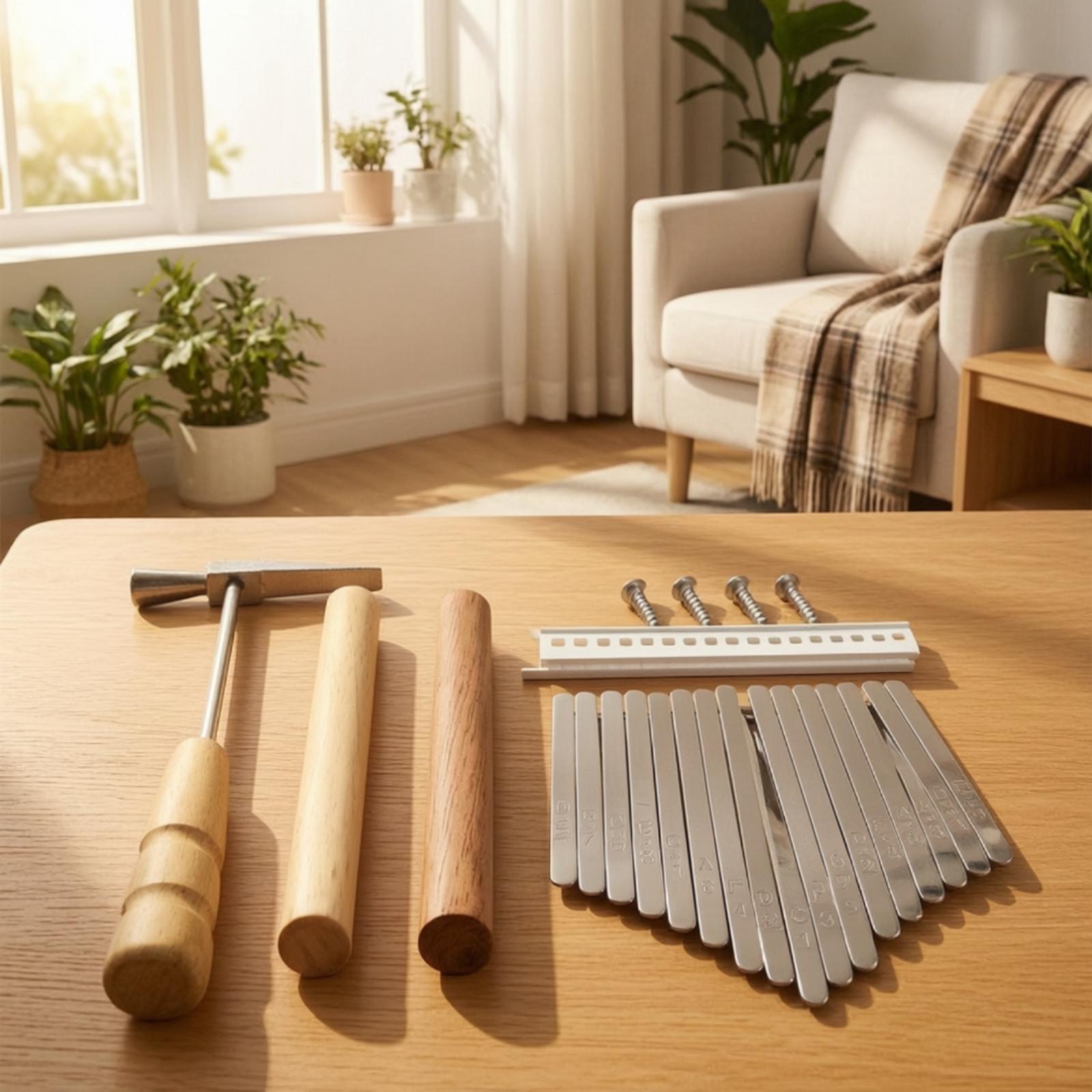 DIY Kalimba Thumb Piano 17 Key - Musical Instrument Kalimba 评论和价格