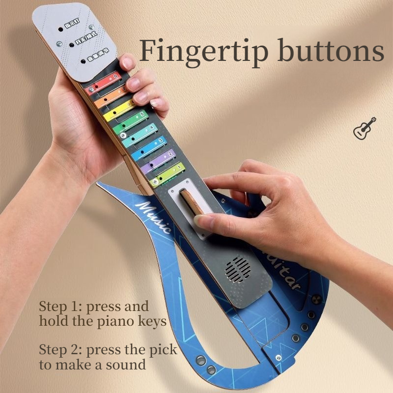 Wooden DIY Electric Guitar Kit - Musical Instrument Diy For Kids 评论和价格