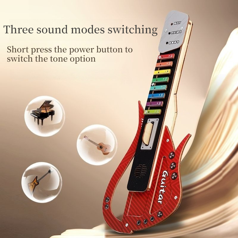Wooden DIY Electric Guitar Kit - Musical Instrument Diy For Kids 评论和价格