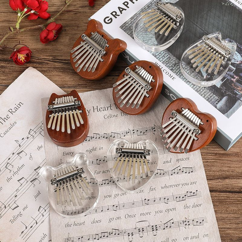 5*7cm 8Key Kalimba Thumb Piano - Musical Instrument Kalimba 评论和价格