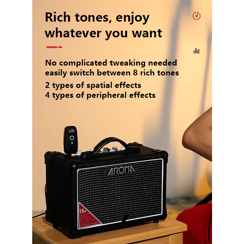 AROMA TM-15S 15W Portable Elec - Musical Instrument Amplifier 评论和价格