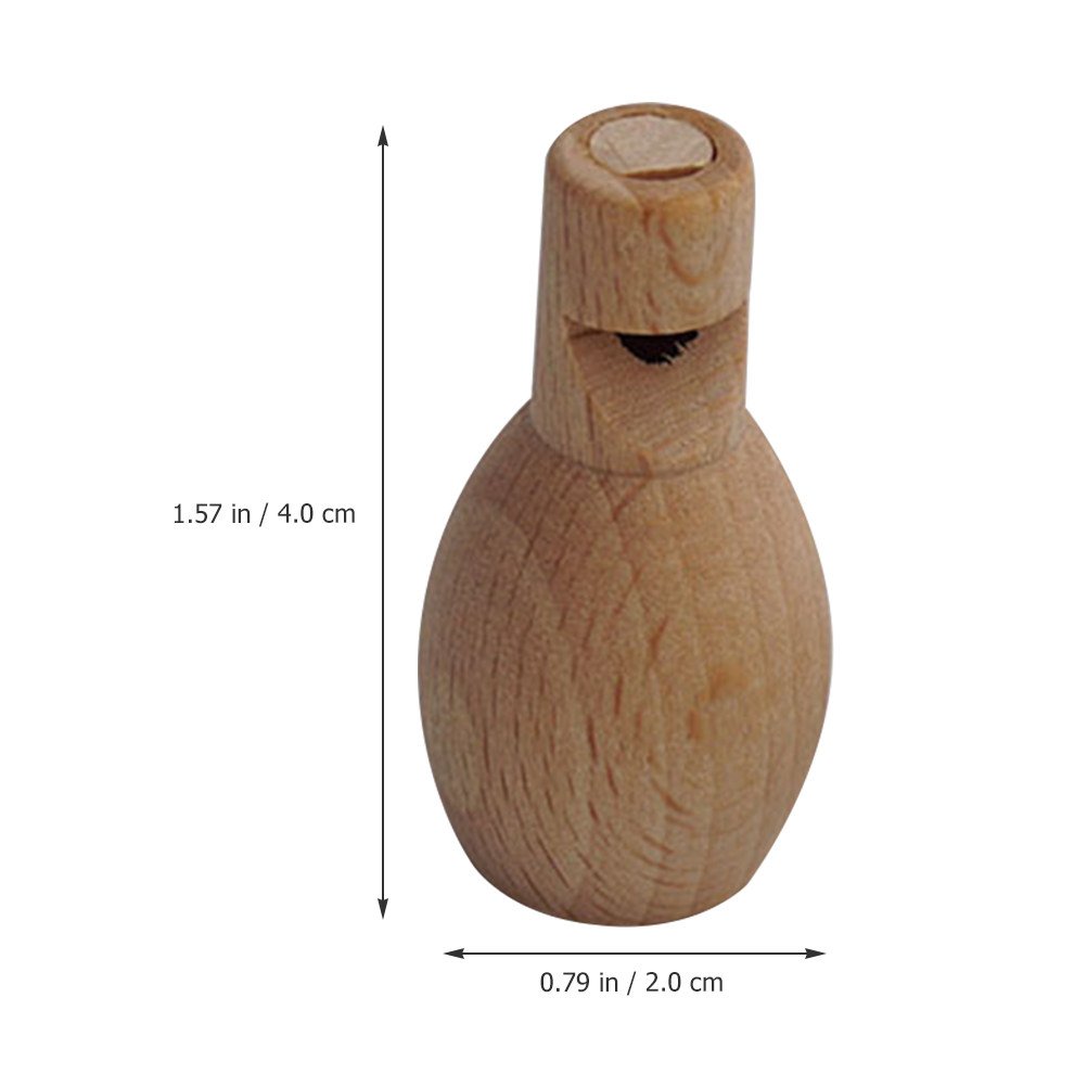 4Pcs Wooden Unfinished Whistle - Musical Instrument Diy For Kids 评论和价格