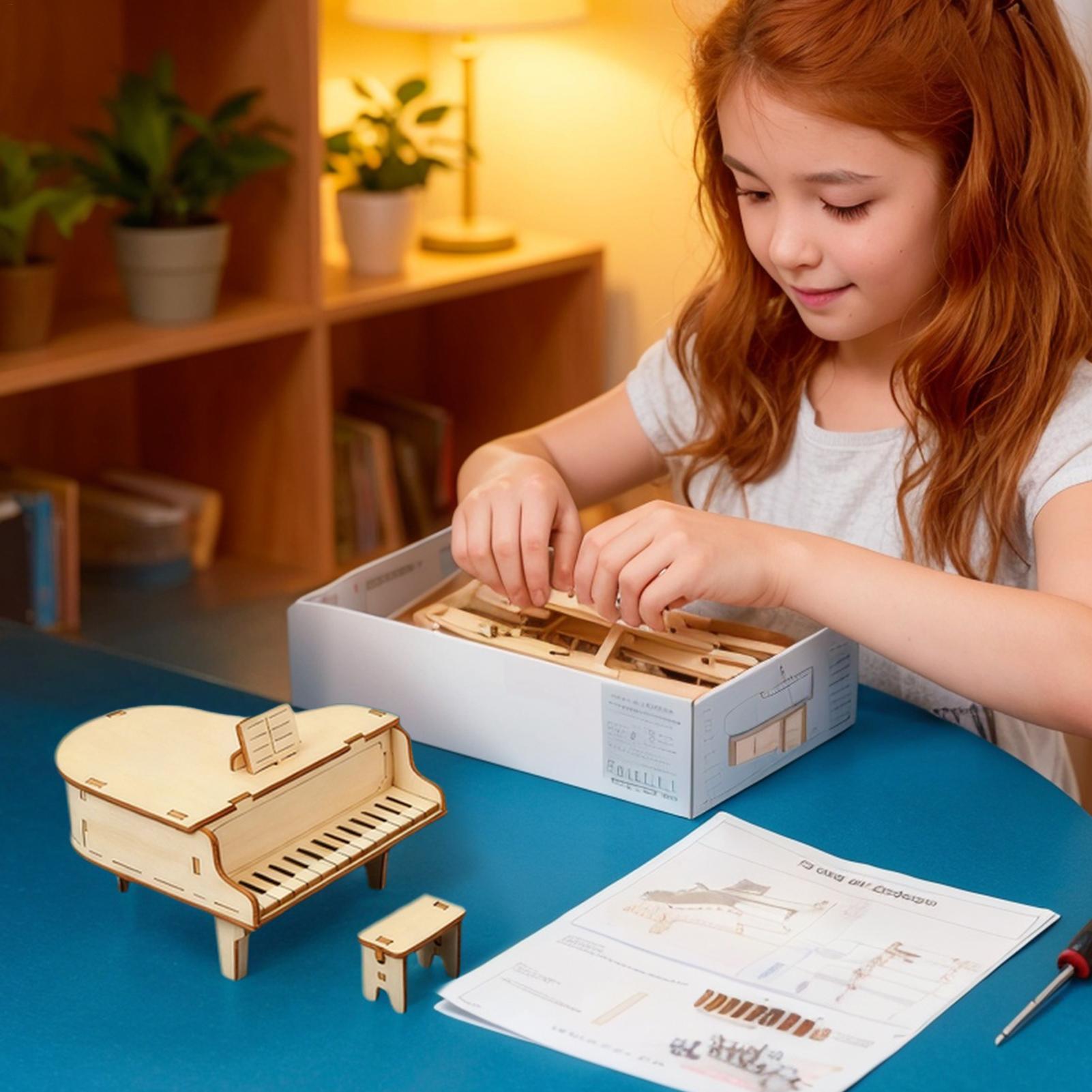 DIY Music Box Kit Wooden Instr - Musical Instrument Diy For Kids 评论和价格