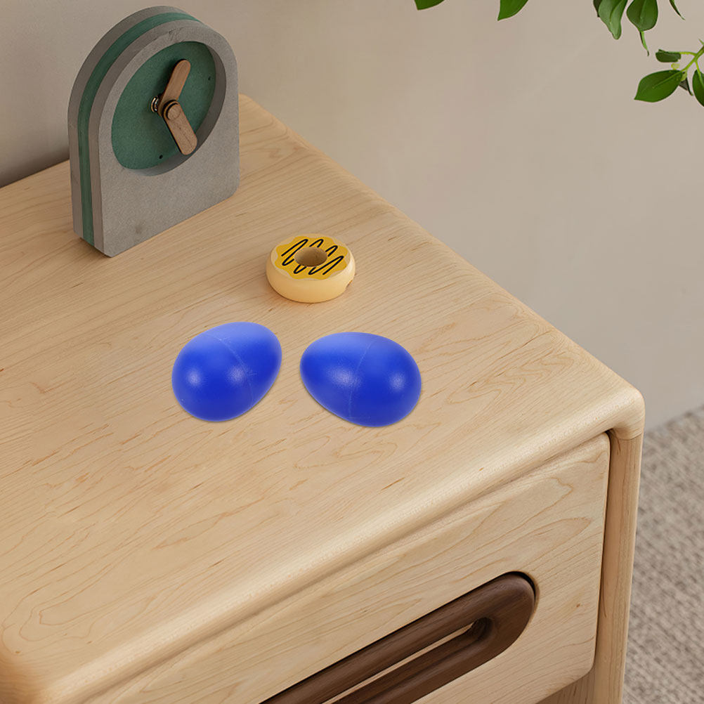 Blue Plastic Egg Shakers Music - Musical Instrument Diy For Kids 评论和价格